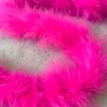 Боа пух марабу - жёлтый