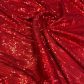 Пайетки на трикотаже — красный