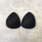 Треугольные чашки без уступа (Push-up), размер 80 - Черный