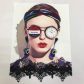 Нашивки - рисунок девушки