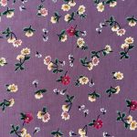 штапель-цветы на лиловом