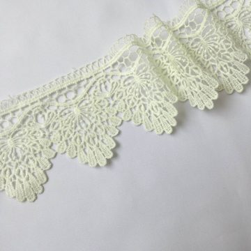 Кружево плетеное-сливочное
