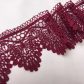 Кружево плетеное-бордовое