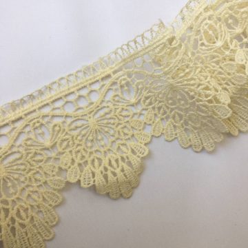 Кружево плетеное-кремовое
