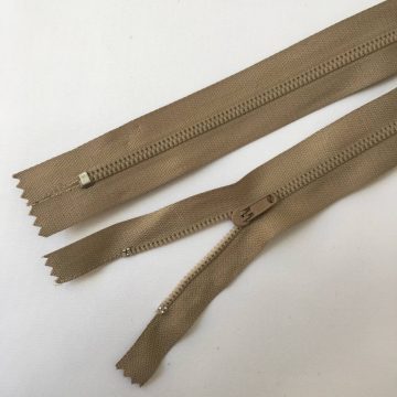 Брючная молния мини-трактор с фиксатором - Светло бежевый