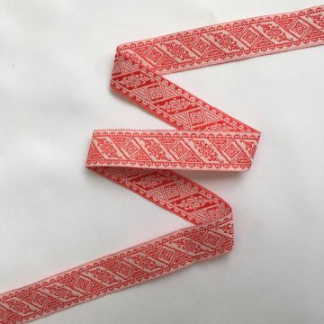 Жаккардовая тесьма с этническим орнаментом - Ширина 2см. Тесьма жаккард-орнамент