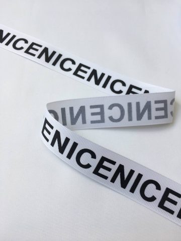 Тесьма репсовая-Nice Ширина 25 мм.