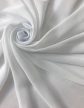 Шифон однотонный-белый. 