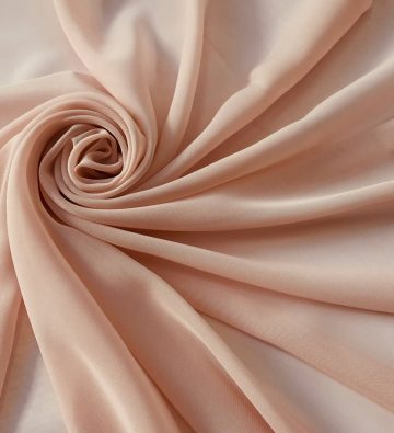 Шифон однотонный-пудровый.