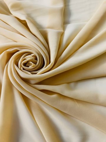 Шифон однотонный-песочный.