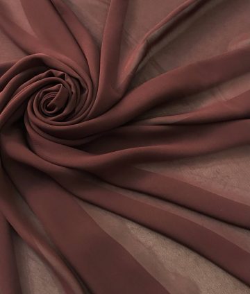 Шифон однотонный-махагон.