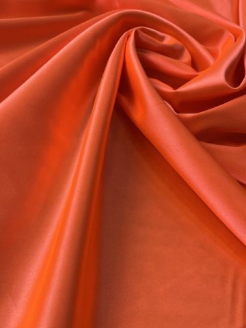 Атлас стрейч - оранжевый