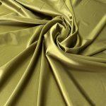 Атлас стрейч - оливковый.