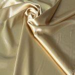Атлас стрейч - золото