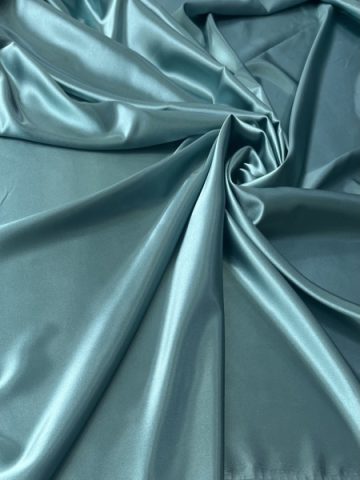 Атлас стрейч - морская волна