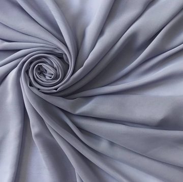 Шифон однотонный-светло-серый.