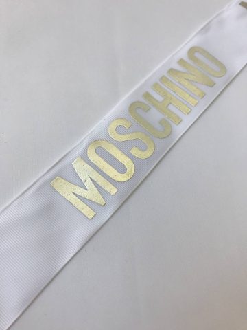 Тесьма репсовая-Moschino