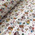 Фланель 180 см котики и птички