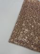 Пайетки на сетке —медные