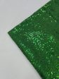 Пайетки на сетке —зелёные