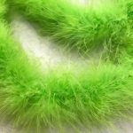 Боа пух марабу - салатовый