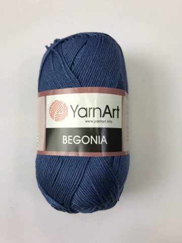 Пряжа BEGONIA YARNART (БЕГОНИЯ)-тёмно-синяя