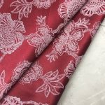 Ткань для столового белья - бордовая ш.160 см