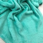 Велсофт однотонный, белый цвет Велсофт однотонный, темная мята цвет.