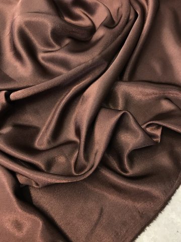 Креп-сатин - шоколад