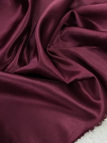 Креп-сатин -вишневый