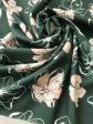 Креп костюмный т/зеленый Марджани арт.026107
