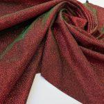 Трикотаж с люрексом хамелеон Блеск – красный