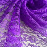 Кружевное полотно Арт. 000961 ярко- фиолетовое