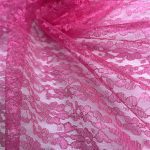 Кружевное полотно Арт.000961 ярко-розовое