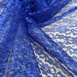 Кружевное полотно Арт. 000961 васильковое