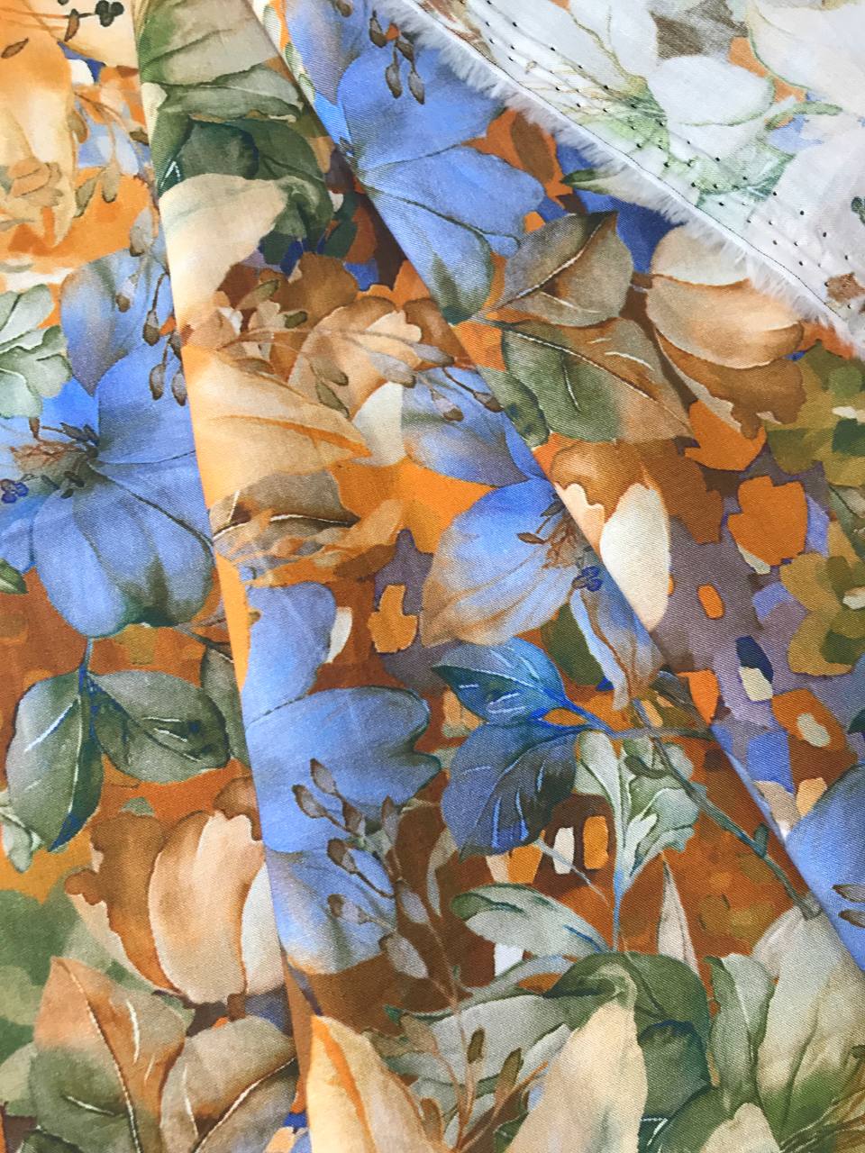 Швейцарский хлопок – Акварельные цветы 3625-1Ж Швейцарский хлопок – Акварельные цветы 3625-1Ж