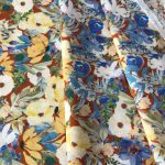 Швейцарский хлопок – Акварельные цветы 3625-1Д