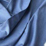 Лён с хлопком “Офис стрейч” – джинсовый