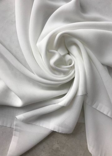 Шифон шёлк молочный