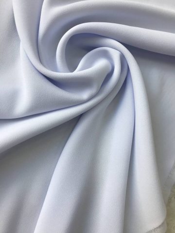 Шифон стрейч белый