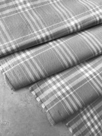 Костюмная Клетка - серо-белая