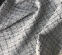 Костюмная Роскошь – св. серая с тёмной нитью