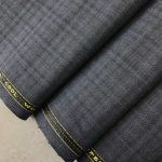 Костюмная Роскошь – т. серая с коричневой нитью