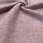 Букле шерсть-пудровое с розовым