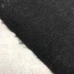 Мех с шерстью - чёрный 2
