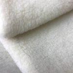 Мех с шерстью - молочный