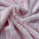 Мех искусственный нежно-розовый