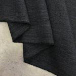 Габардин меланж 17 - тёмно-серый