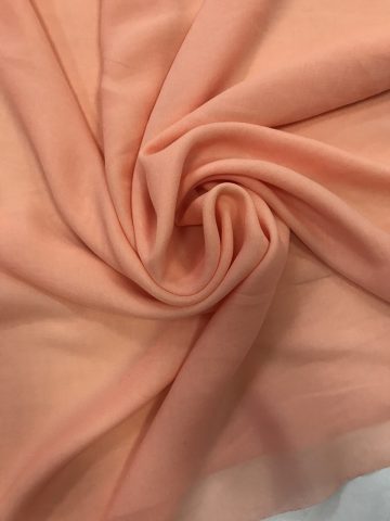 Шифон шёлк св. лососевый