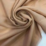 Шифон шёлк карамельный